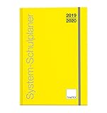 TimeTex System-Schulplaner kalender A4-Plus Gelb, 2019-2020