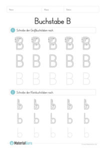 Buchstabe B - MaterialGuru